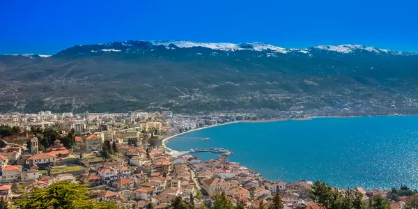Ohrid Şehri Manzara
